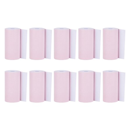 10 ruller rosa termisk kvitteringspapir 58mm termisk skriver