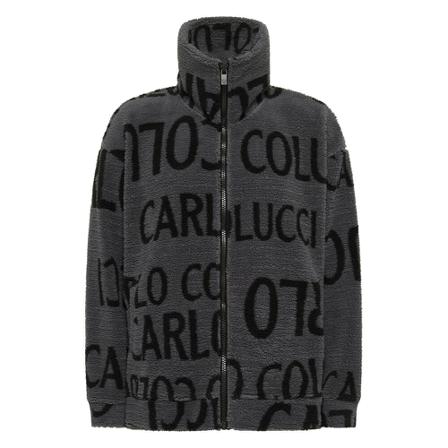 Carlo Colucci Fleece Jakke Sort, Herre, Størrelse: M