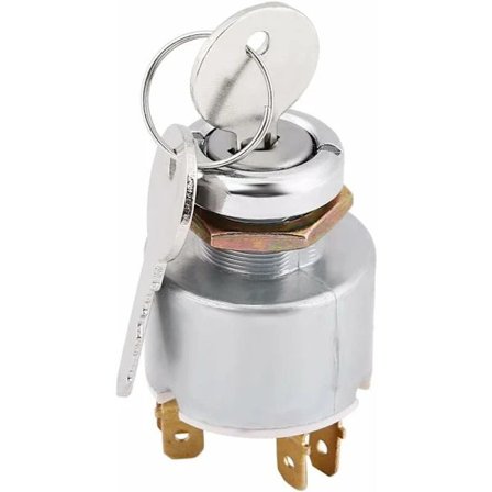 Tændingslås, 12V Universel Motorstartkontakt 3 Positioner TIL FRA Tændingskontrolkontakt med Nøgle