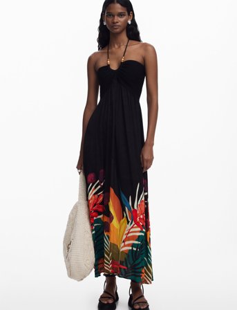 Desigual Belice Dress - Black - L