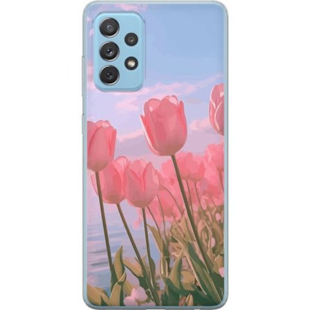 Mobilskal till Samsung Galaxy A72 5G med Rosa Tulpaner