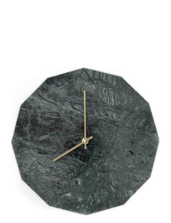 Marble Verde Home Decoration Watches Wall Clocks Svart Tidsløs