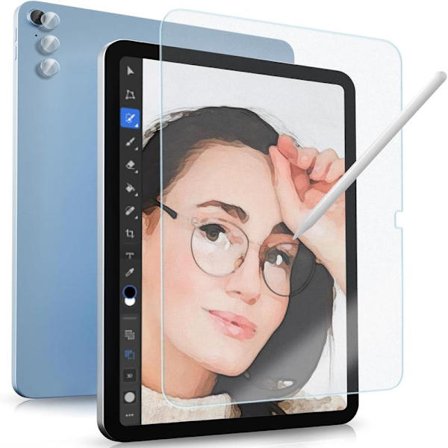 1 Pakke Herdet Papir Skjermbeskytter for iPad (A16) 11. 2025 / iPad 10. Generasjon med 3 Pakke Kameralinsebeskytter, Føles Som Papirglass for