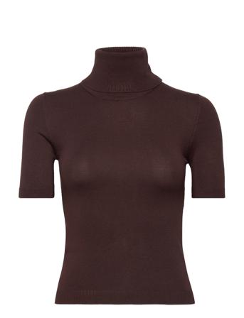 Alma Turtleneck Rullekravetrøje Burgundy Mango