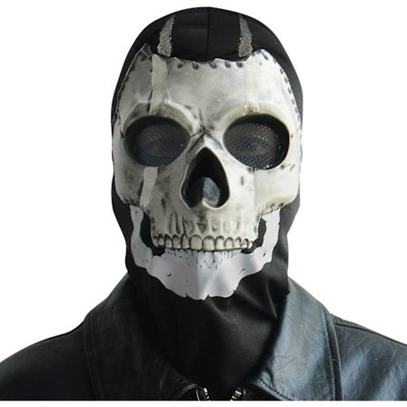 COD Ghost Mask Skull Helmaske MW2 Cosplay Kostumemaske til Sport Halloween Cosplay