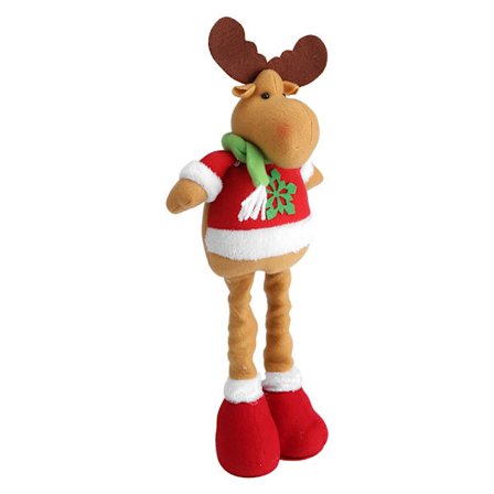 Julepynt Teleskopisk Dukke Hjemme Festival Dekoration Ornament Børnegave (Elg)