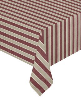 Dug Smedjebacken stribet 140x250 cm Rød