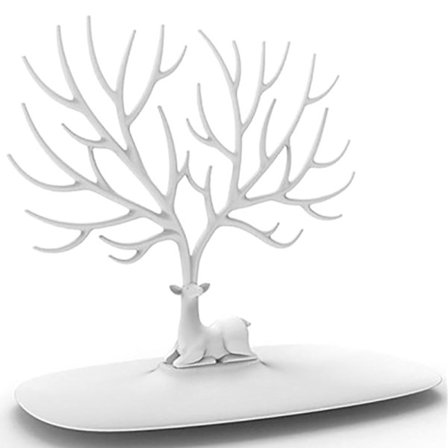 Hjort Smykkestativ Øredobber Halskjede Ringanheng Armbånd Displ