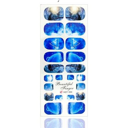 Vanddekaler - Naturlig - HOT-334 - Til negle