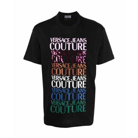 Versace Jeans Couture - T-shirts - Svart - Herr - Storlek: M, Herr, Storlek: M
