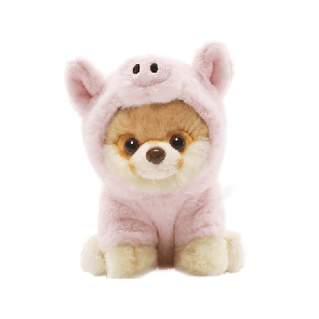 Verdens sødeste hund Boo Itty Bitty Boo Enhjørning Udstoppede Plysdyr, (15CM,4)