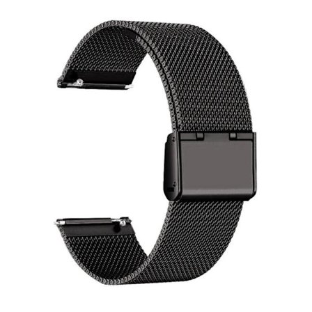 20mm 22mm Rustfritt Stål Armbånd For Amazfit GTS/4/2/2e/3/GTS2 Mini/GTR 47mm/GTR 4 3 2 Pro Metall Klokkerem bip 3 3Pro 5 Rem KK-Black
