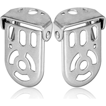 Hopfällbar cykel bakre pedal, cykel bakre säte pedal kudde, cykel bakre säte tillbehör för flickvän kvinna man barn