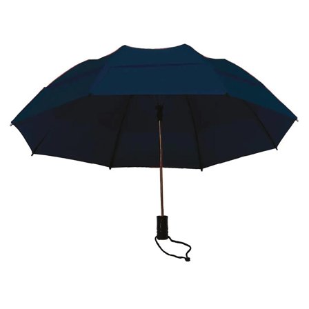 Gustbuster sammenleggbar orkanparaply blå