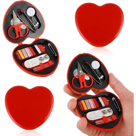 2 st Mini Resesnödsats, Bärbar Resa DIY Sytillbehör