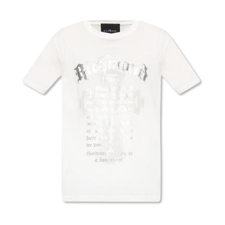 John Richmond T-shirt , Wit , Heren , Maat: L