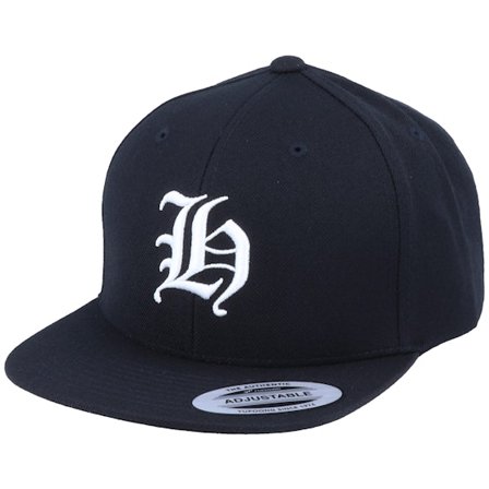 Kiddo Cap - Black - snapback - Cap - Kids H Letter 3D Black Snapback - Hatstore