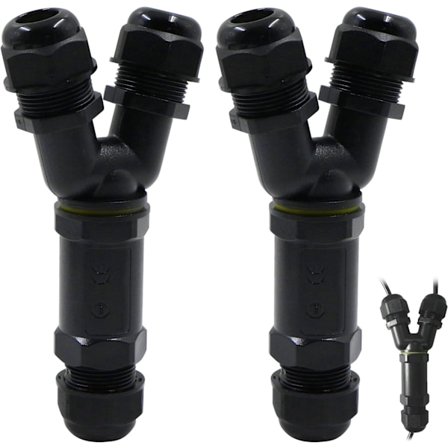 Koblingskabelboks Vanntett Junction - Utendørs 3-polet Bypass O