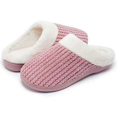 NY-Läder røde, størrelse 36/37 dametøfler, varme og komfortable i