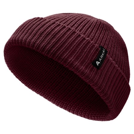 Nordic | Burgundy Fisherman Polyester Beanie for Men - Beanies