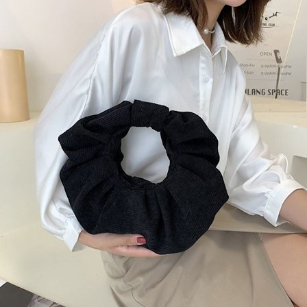 Damväska som betyder molnhandväska blomma handväska