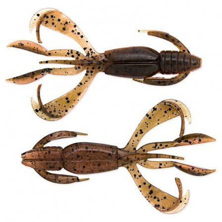 Keitech Crazy Flapper 7cm (8pcs) - Green Pumpkin Fire