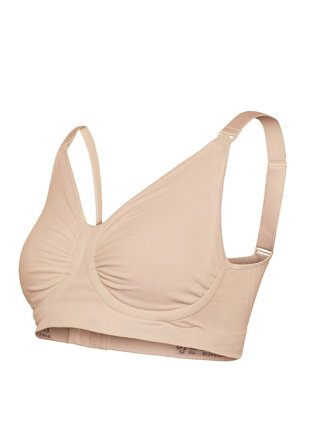 Carriwell Graviditets- og Amme-BH med gel-support Beige L, Tøj & Bolig, Ammetøj, Amme-bh'er