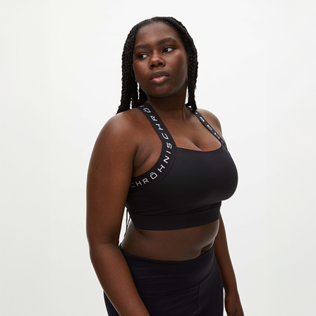 Kay Sports Bra, Black, S