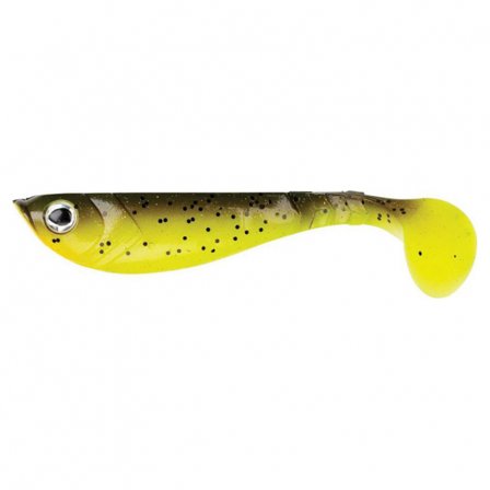 Berkley Pulse Shad 6cm (8stk.) - Brown Chartreuse