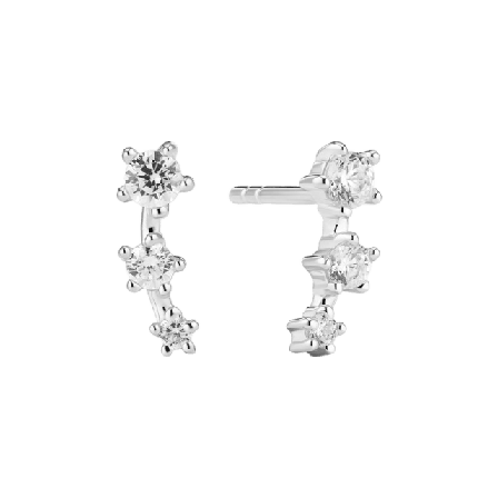 Sif Jakobs Jewellery Örhänge Lucente Tre Örhängen Dam Silver ONESIZE