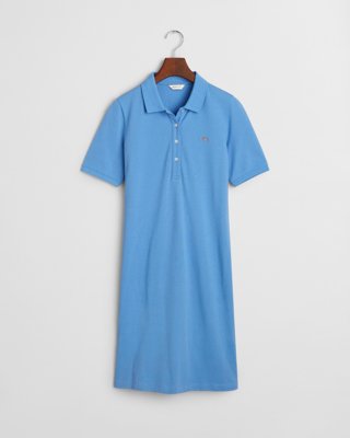 GANT - Shield piqué polokjole til dame perfect blue