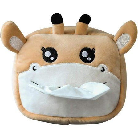 (Hjort)Bil Tissueboks, Papirhåndkle Oppbevaringsboks Plysjdyr S,ZQKLA