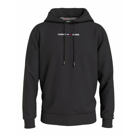 Tommy Jeans, Iconic hooded sweatshirt Czarny, Mężczyzna, Rozmiar: M