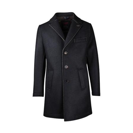 Bob, Single-Breasted Coats Blauw, Heren, Maat:L