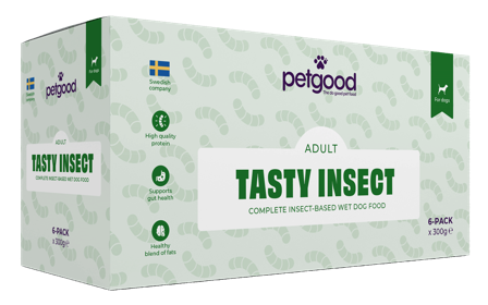 Petgood - Insektsbasert våtfôr til voksne hunder, flerpakning - 6 x 300 g - Hund - Hundefôr & hundemat - Våtfôr & våtmat - ZOO.no