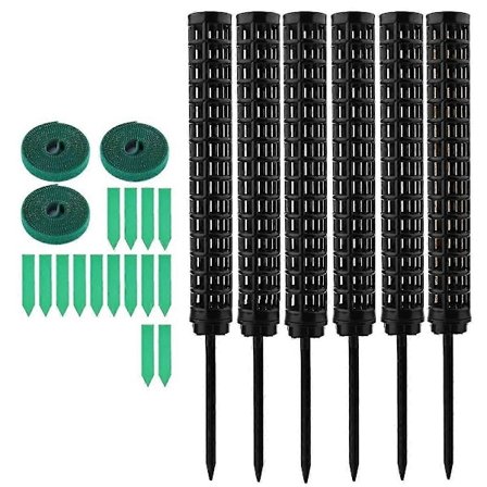 Monstera Espalier, Mosstok, 6 Stk. Plantepind, Indendørs Planter Kokos, Plantepind, Mosstang