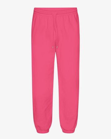 Organic Relaxed Sweatpants - Bubblegum Pink XS