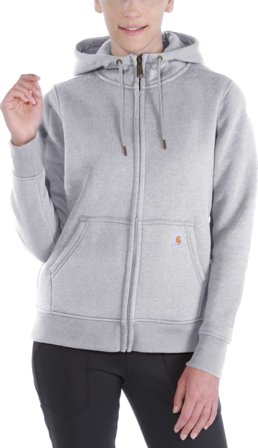 Carhartt Women's Clarksburg Full Zip Hoodie Women long-sleeved sweaters Grey XL