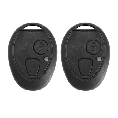 2 stk. 2-knapps fjernkontroll nøkkelskall erstatning Kompatibel med Rover 75 MG ZT Kompatibel med Land Rover Discovery Remote C