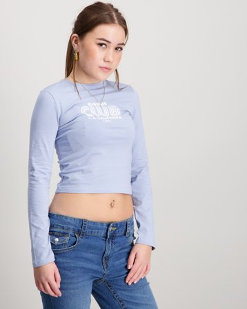 Garcia T-shirt long sleeve Blå T-skjorter Jente - Kids Brand Store