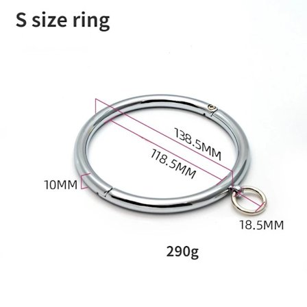 Metall BDSM Krage Ring Slave Sexleketøy Sex Bondage Møbler Sex Stropper Bondage Restriksjoner Slave Krage Dropshipping