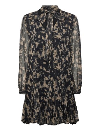 French Connection | Hallie Crinkle Chiffon Dress | 34