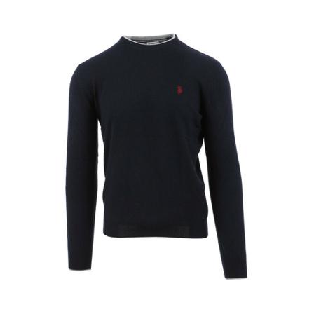 U.s. Polo Assn., Round-neck Knitwear Blauw, Heren, Maat:M