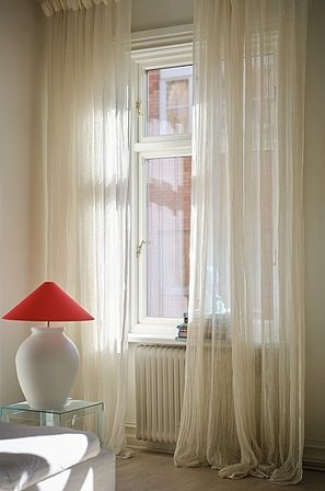 Jotex - Linnen Gordijn 2-pak Natuurlijk Wit Natuurlijk wit - ELLEN - Koop Linnen gordijnen bij Jotex