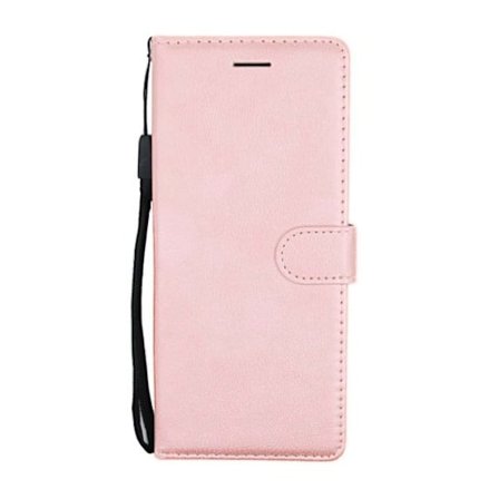 Flip Stand Leather Wallet Case For Sony Xperia 1 Pink