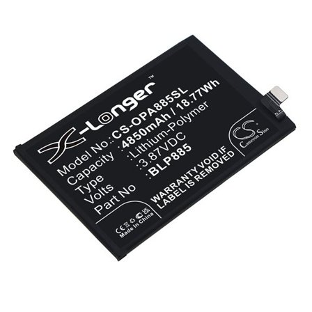 Batteri till SmartPhone, Mobil för OPPO A96, CPH2333