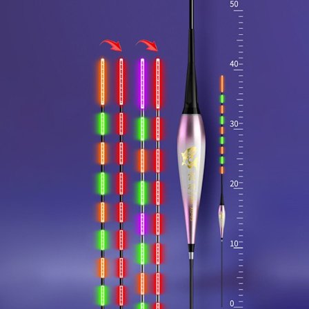 2STK Elektronisk Fiskeflyder Light Float XD03 XD03