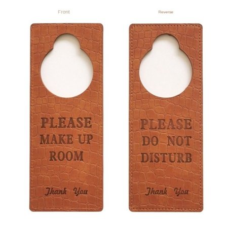 Dørhengermerker Ikke forstyrr-skilt BRUN