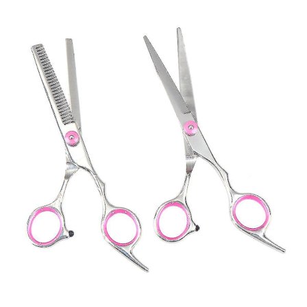 2 stk Hårklippesaks Metall Sakser Tynning Klipp