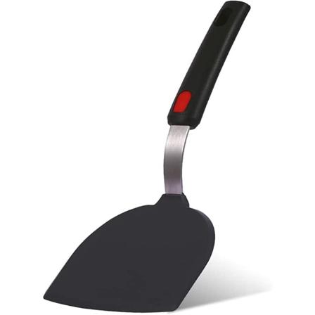 Tettsittende halvrund silikonspatel for fisk, omelett og pannekaker - Non-stick eggespatel - 315,6°C varmebestandig